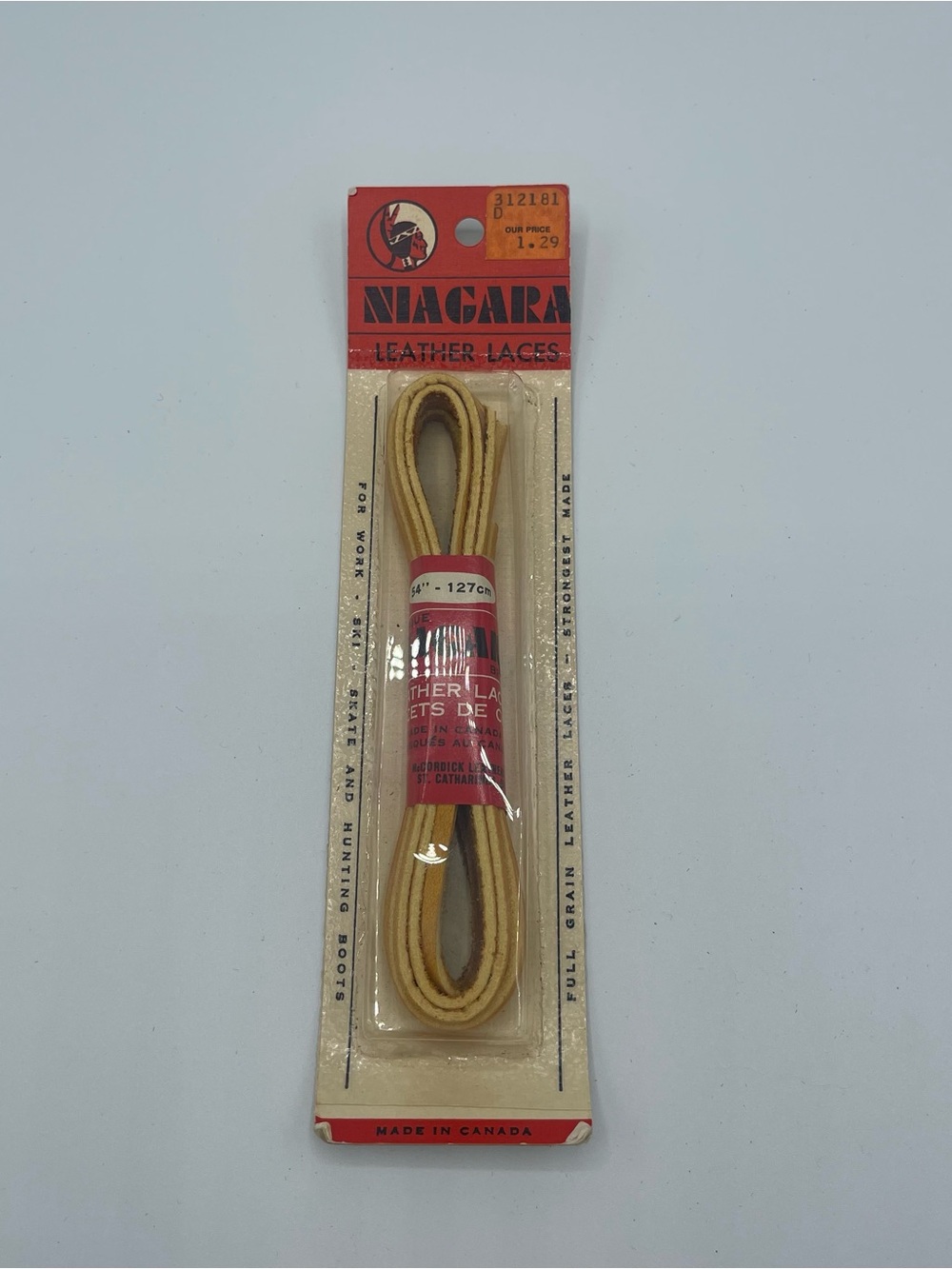VTG Banana Leather Shoe Laces